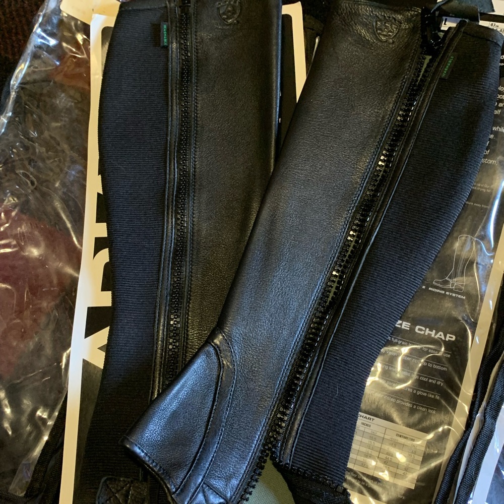 New leather chaps